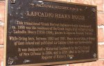 Historic plaque for Lafcadio Hearn house in New Orleans.